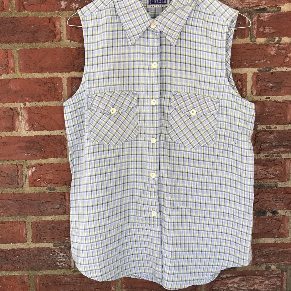 Women’s - Erika & Co. Petites - Sleeveless Shirt